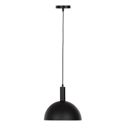Ceiling Pendant Lamp Hm4110 Black Metal Bell Φ29Χ121hcm.