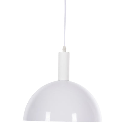 Ceiling Pendant Lamp Hm4111 White Metal Bell Φ29.5Χ119hcm.