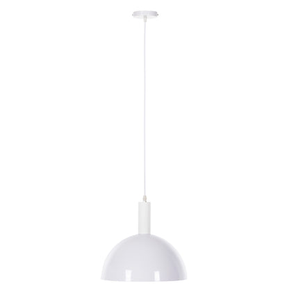 Ceiling Pendant Lamp Hm4111 White Metal Bell Φ29.5Χ119hcm.