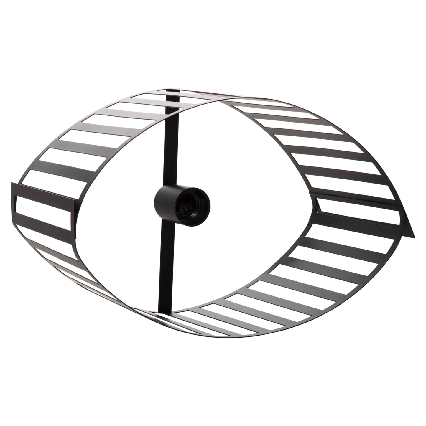 Ceiling Pendant Luminaire Hm4113 Black Metal 34x23x121hcm.