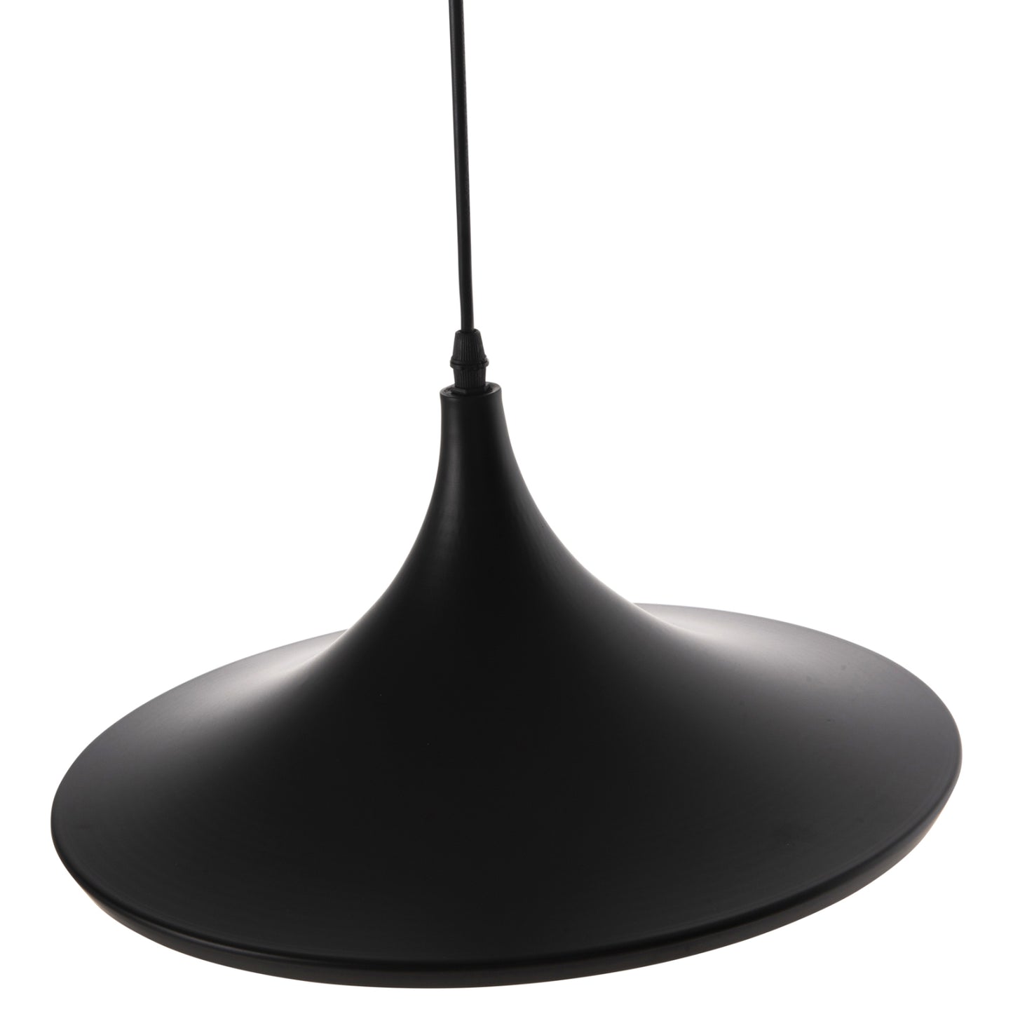 Ceiling Pendant Lamp Hm4133 Aluminum In Black & Gold Φ36x112h Cm.