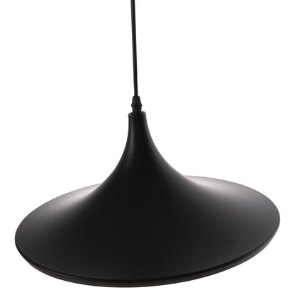 Ceiling Pendant Lamp Hm4133 Aluminum In Black & Gold Φ36x112h Cm.