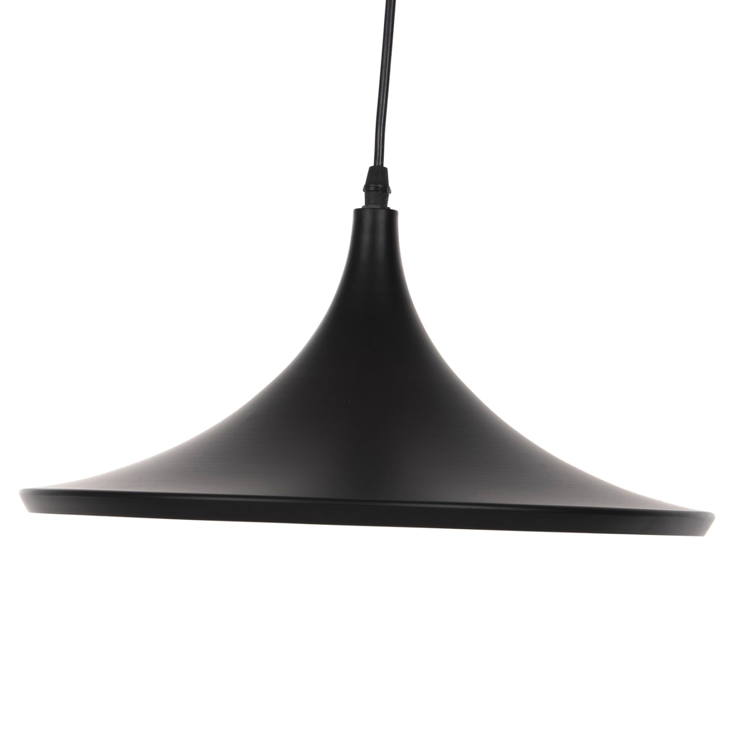 Ceiling Pendant Lamp Hm4133 Aluminum In Black & Gold Φ36x112h Cm.