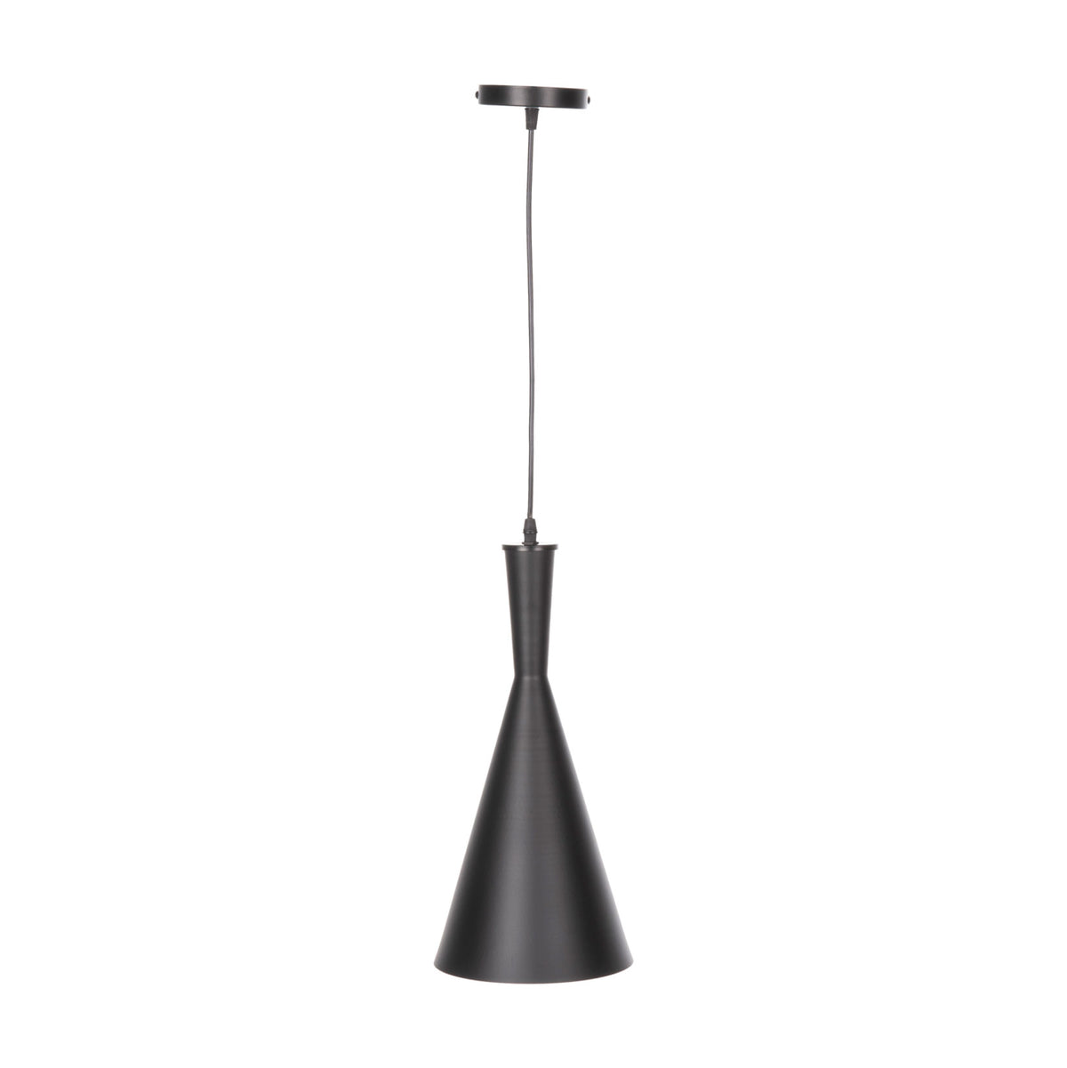 Ceiling Pendant Lamp Hm4134 Black Aluminum Cap Φ18x130hcm.