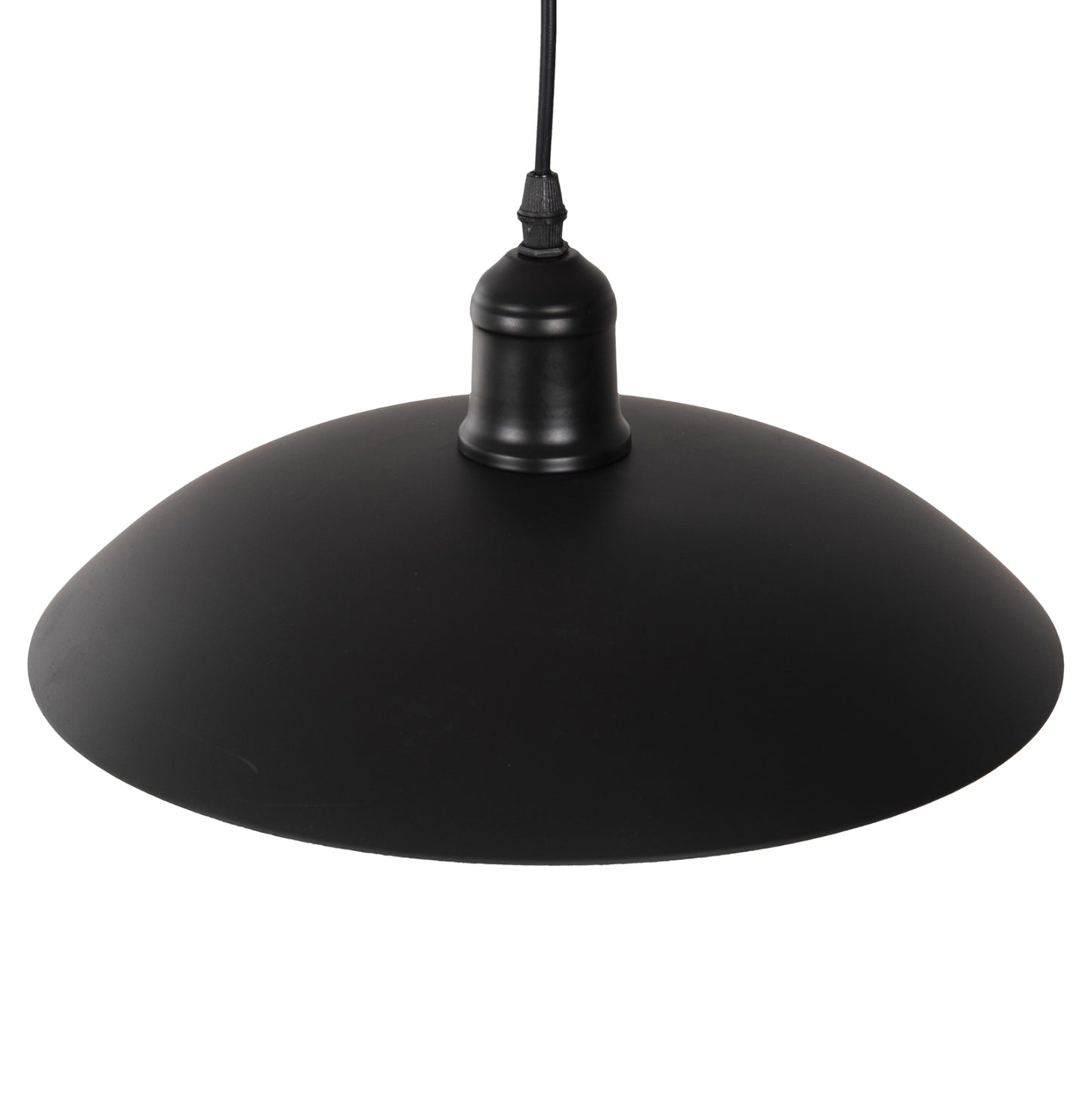 Ceiling Pendant Lamp Hm4135 Black Metal Cap Φ31x110h Cm.