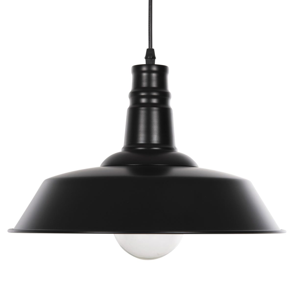 Ceiling Pendant Lamp Hm4136 Black Metal Cap Φ35x112hcm.