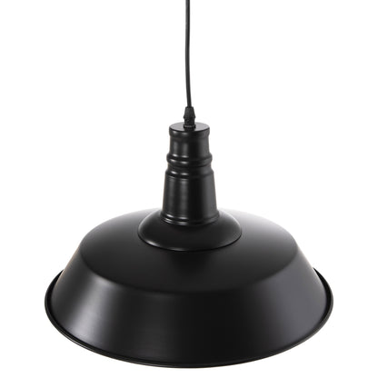 Ceiling Pendant Lamp Hm4136 Black Metal Cap Φ35x112hcm.