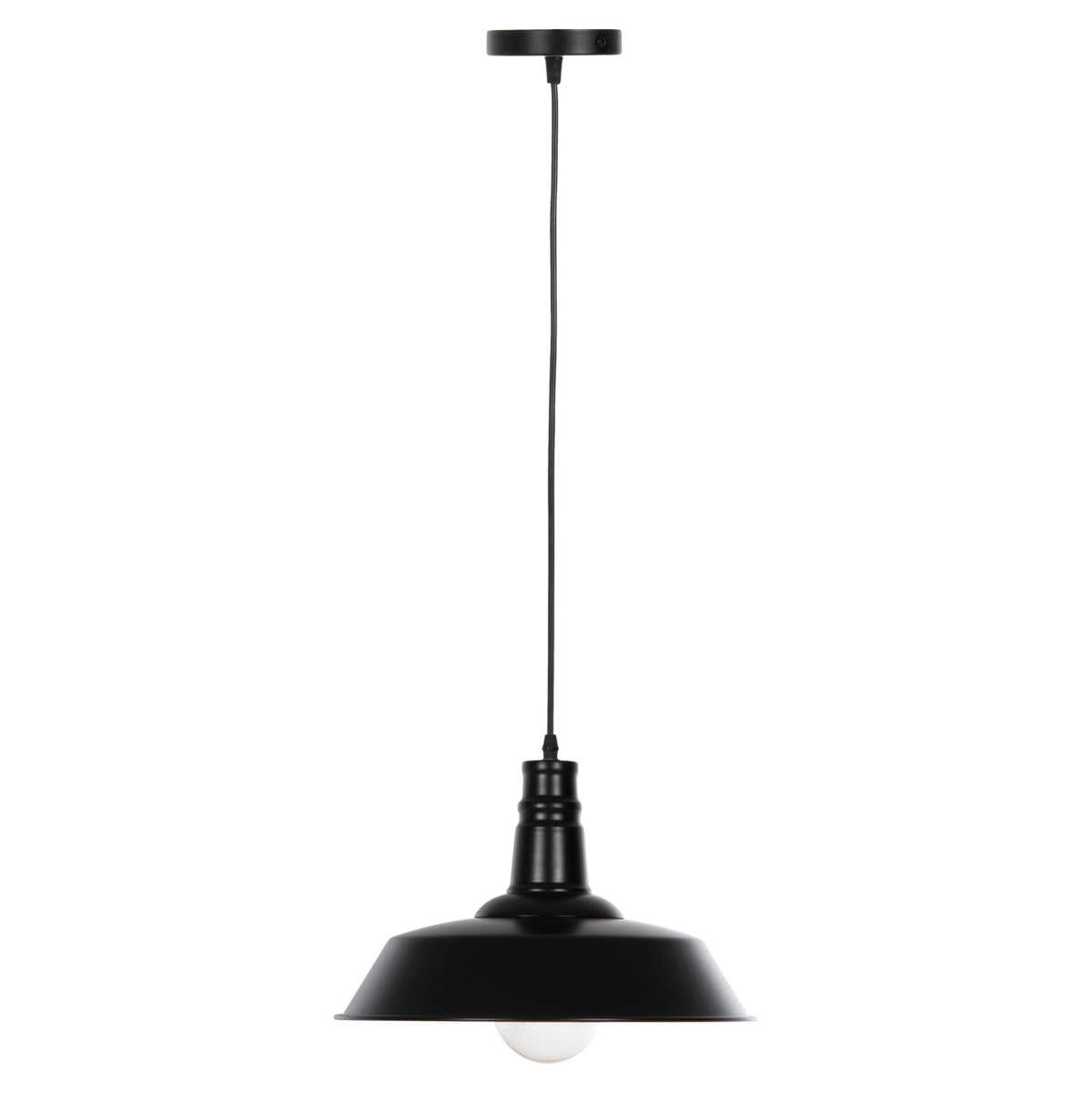 Ceiling Pendant Lamp Hm4136 Black Metal Cap Φ35x112hcm.