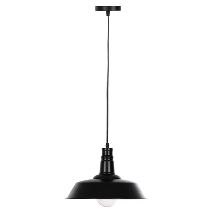 Ceiling Pendant Lamp Hm4136 Black Metal Cap Φ35x112hcm.