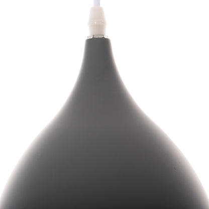 Ceiling Pendant Lamp Hm4139 3-light Grey Metal Φ33x33-115hcm.