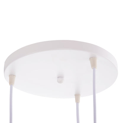 Ceiling Pendant Lamp Hm4139 3-light Grey Metal Φ33x33-115hcm.