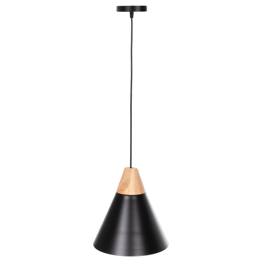 Ceiling Pendant Lamp Hm4143 Black Metal Cap Φ25x125hcm.