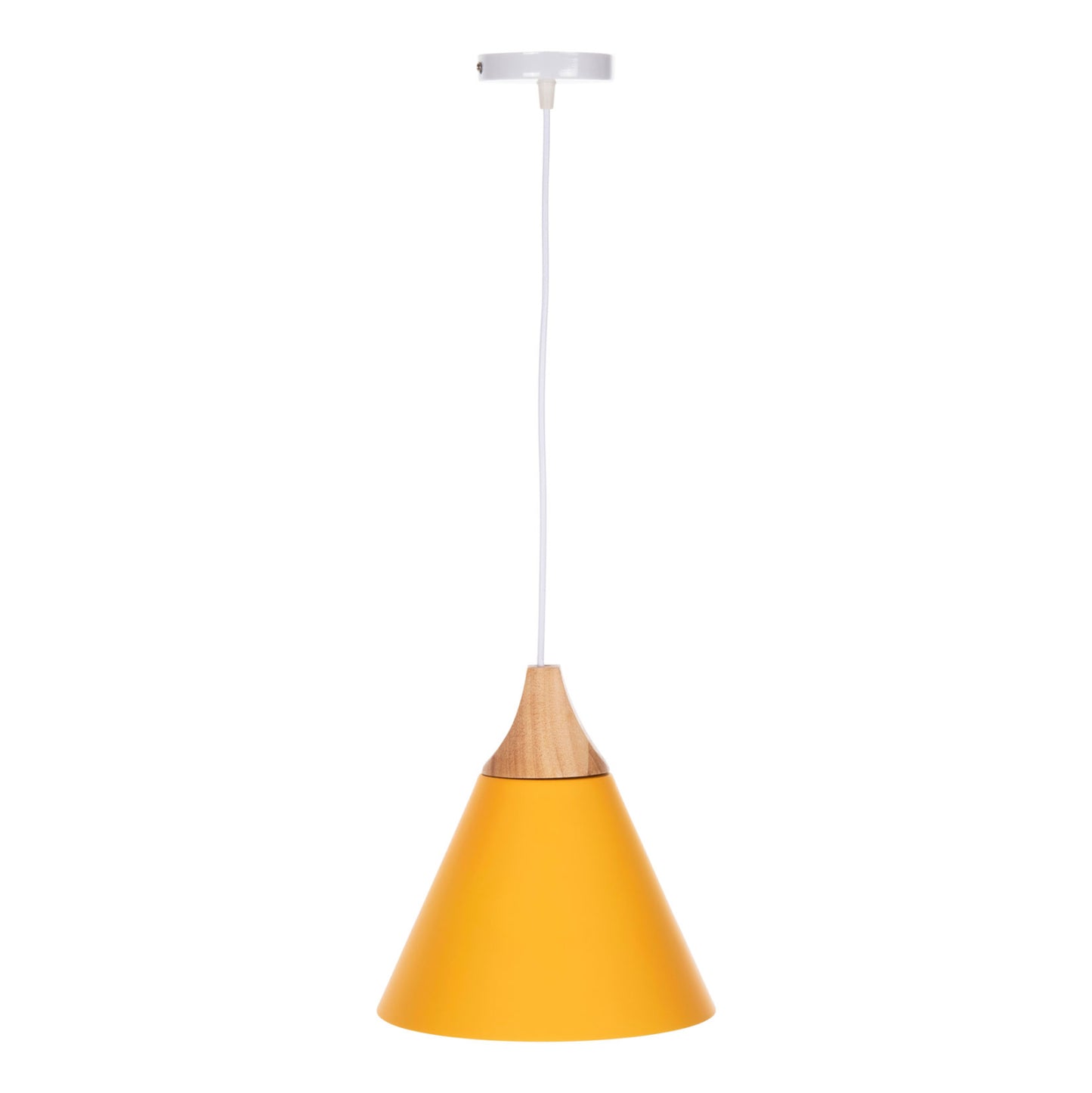 Ceiling Pendant Lamp Hm4151 Yellow Metal Cap Φ21,5x115hcm.