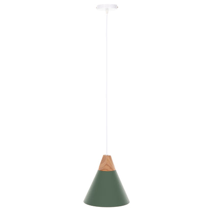 Ceiling Pendant Lamp Hm4152 Green Metal Cap Φ21,5x115hcm.