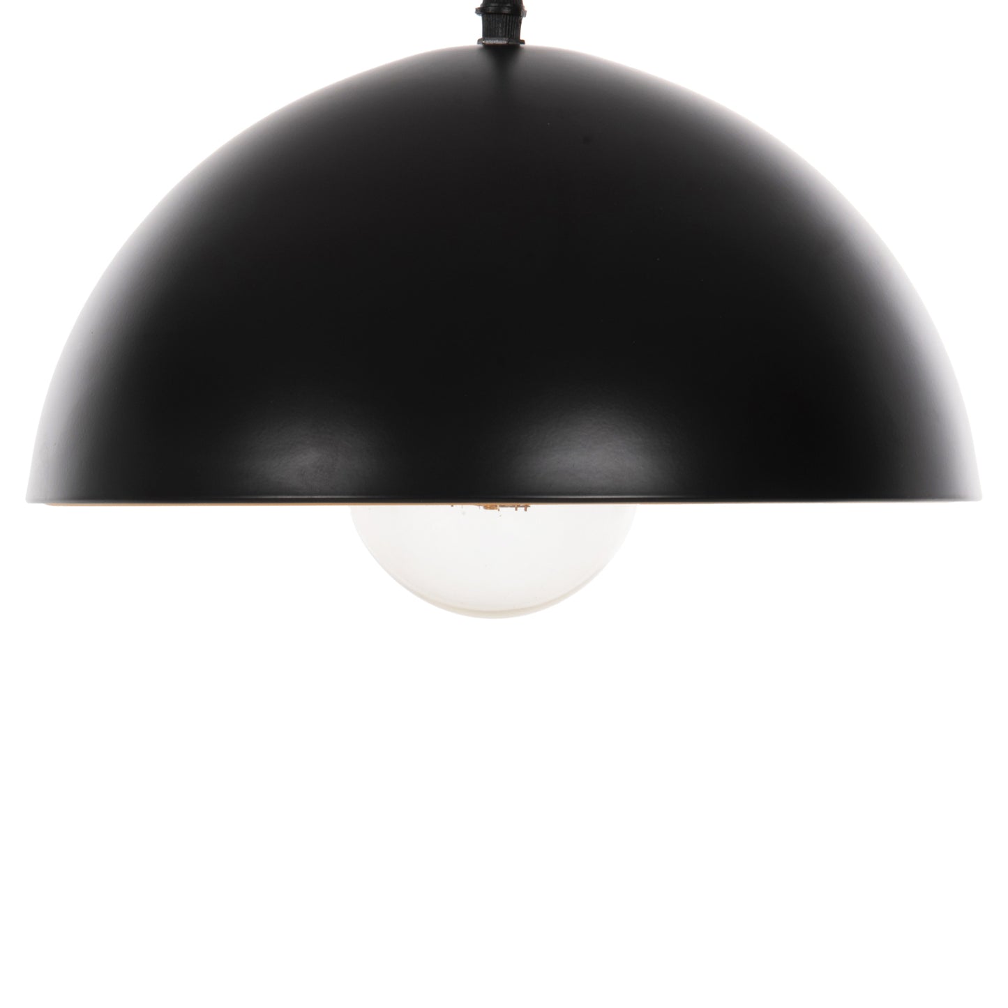 Ceiling Pendant Lamp Hm4153 Black-gold Aluminum Cap Φ29x113h Cm.