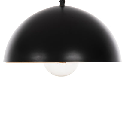 Ceiling Pendant Lamp Hm4153 Black-gold Aluminum Cap Φ29x113h Cm.