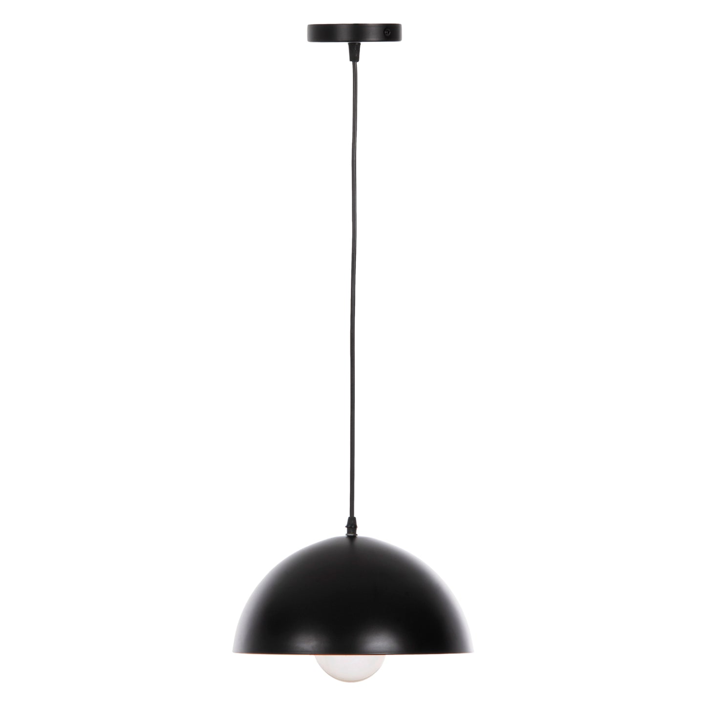 Ceiling Pendant Lamp Hm4153 Black-gold Aluminum Cap Φ29x113h Cm.