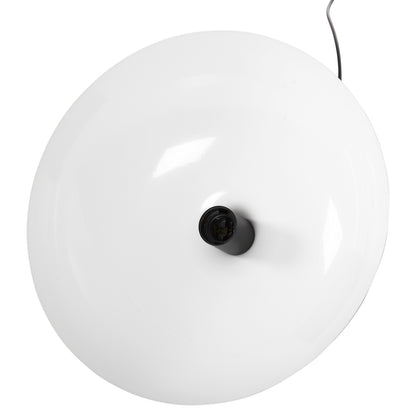Ceiling Pendant Lamp Hm4156 Black Metal-wooden Detail Φ35x112hcm.