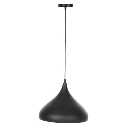 Ceiling Pendant Lamp Hm4157 Black Metal Cap Φ32x125hcm.