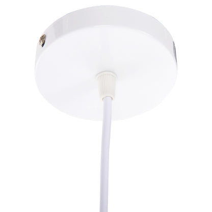 Ceiling Pendant Luminaire Hm4158.06 Yellow Aluminum Cap-white Cable Φ30x123,5hcm.
