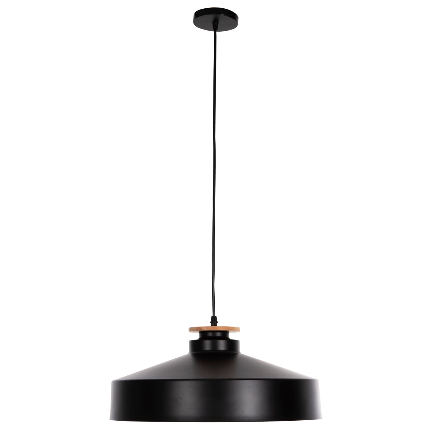 Ceiling Pendant Lamp Hm4159.01 Black Metal Cap Φ40x116hcm.