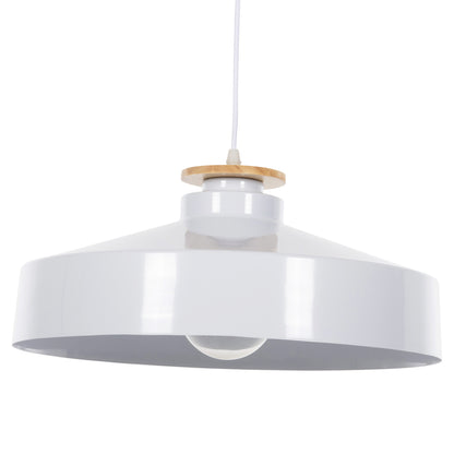 Ceiling Pendant Lamp Hm4159.02 White Metal Cap Φ40x116hcm.