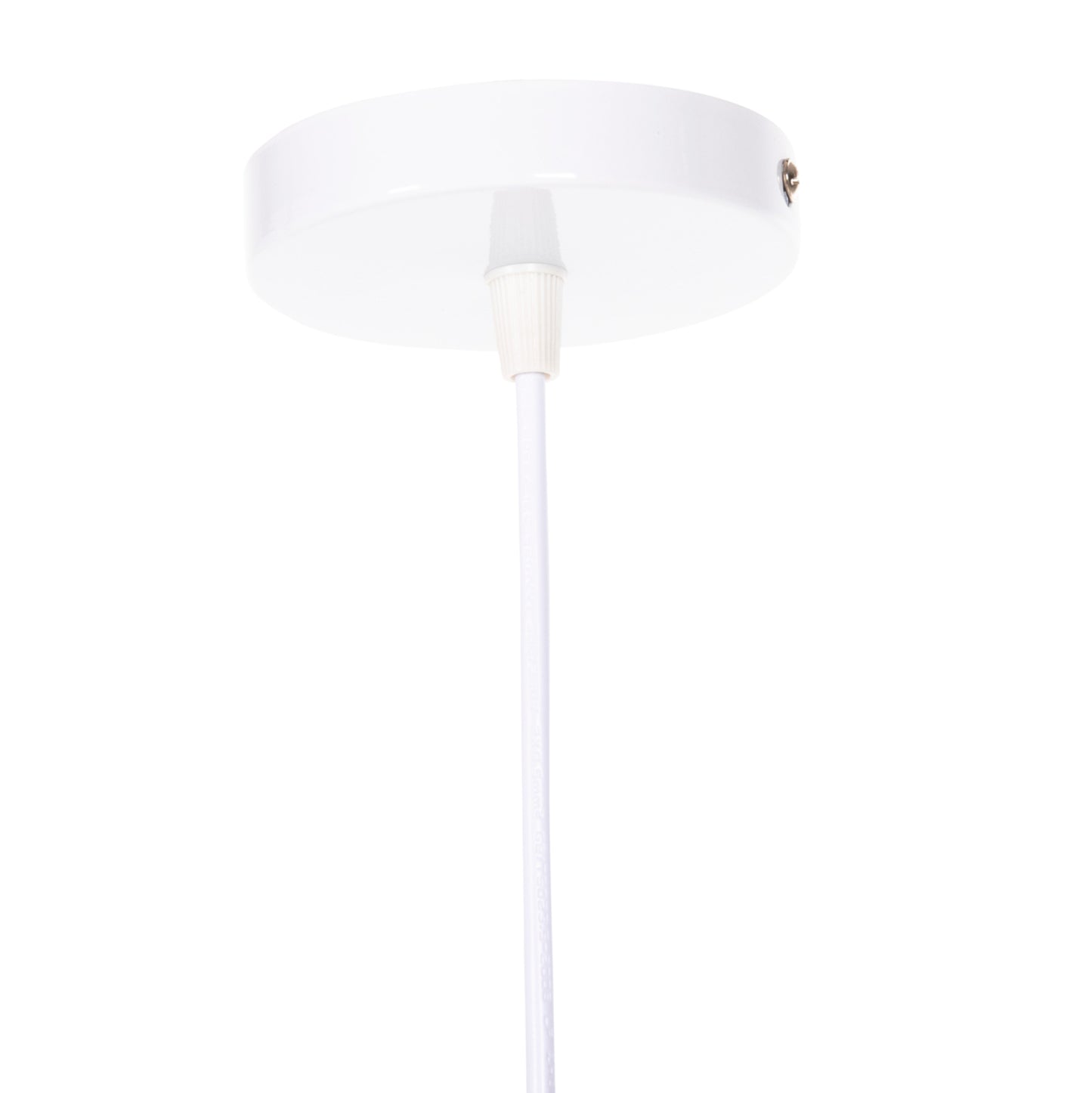 Ceiling Pendant Lamp Hm4159.02 White Metal Cap Φ40x116hcm.