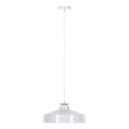 Ceiling Pendant Lamp Hm4159.02 White Metal Cap Φ40x116hcm.