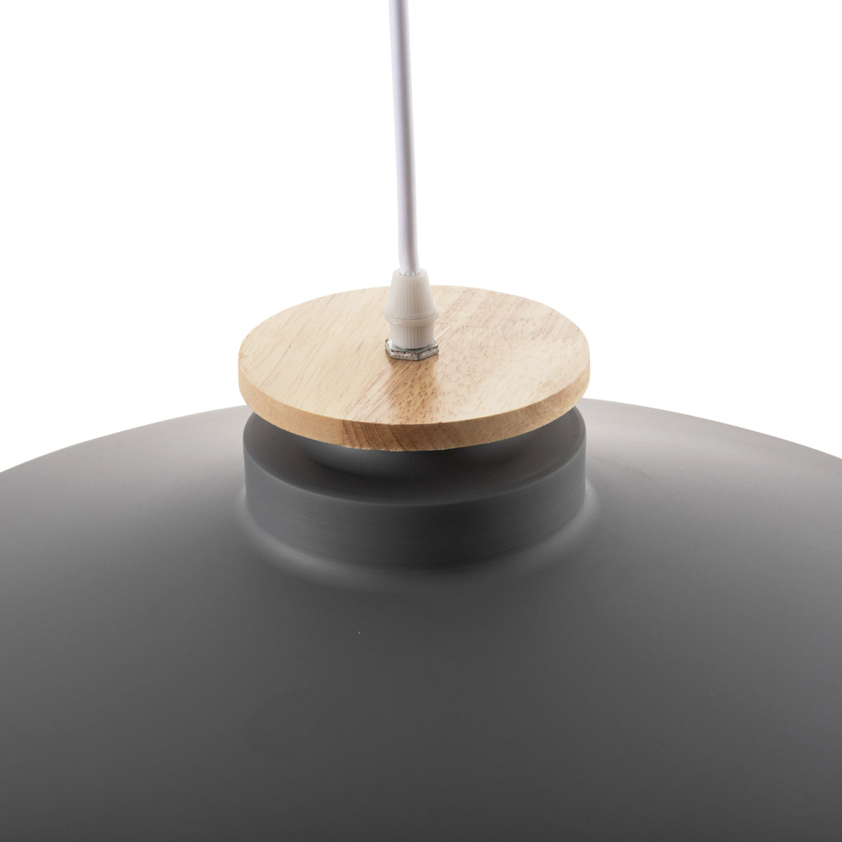 Ceiling Pendant Lamp Hm4159.03 Grey Metal Cap Φ40x116hcm.