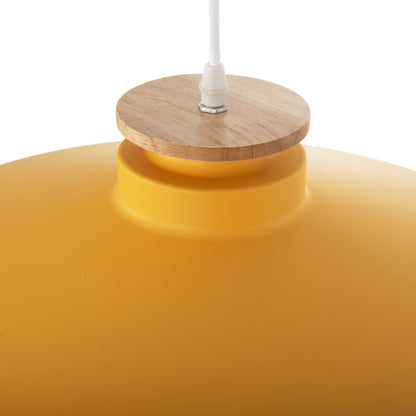Ceiling Pendant Lamp Hm4159.04 Yellow Metal Cap Φ40x116hcm.