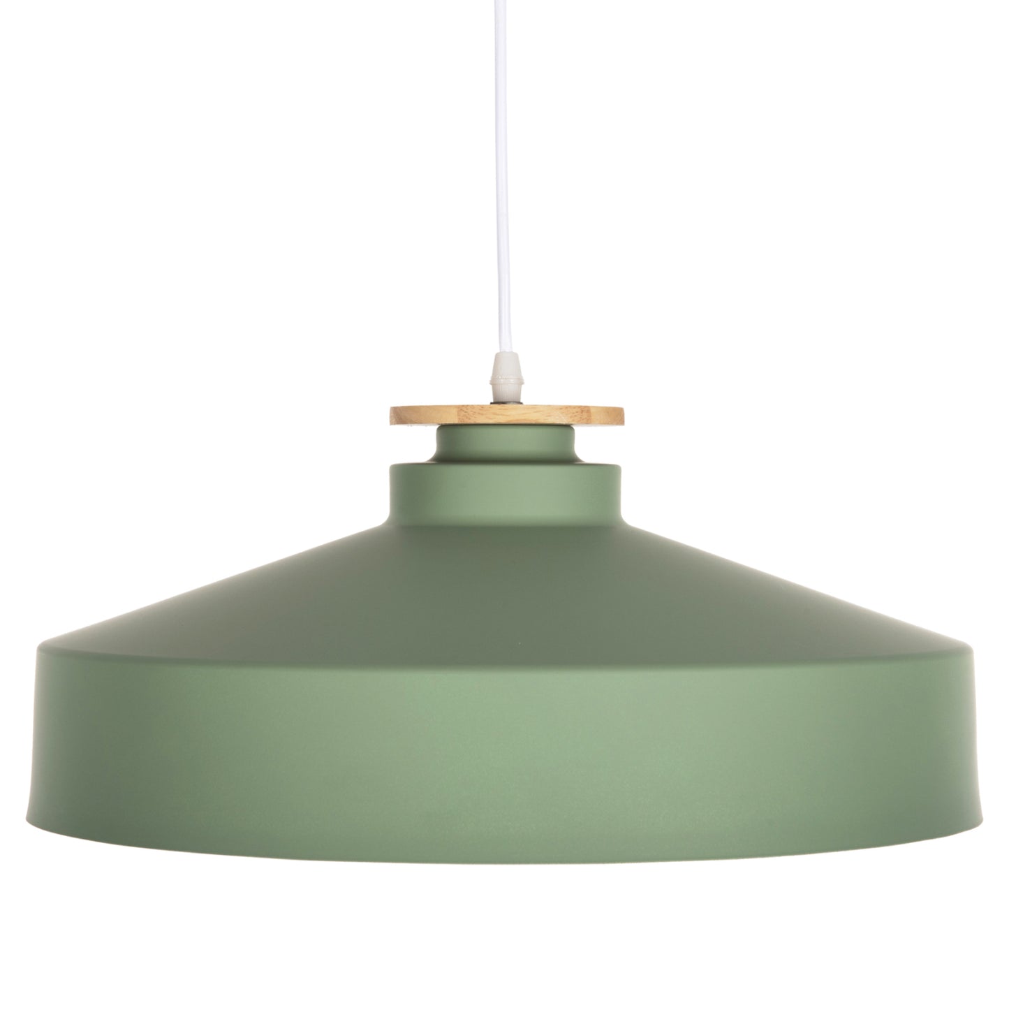 Ceiling Pendant Lamp Hm4159.05 Green Metal Cap Φ40x116hcm.