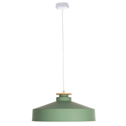Ceiling Pendant Lamp Hm4159.05 Green Metal Cap Φ40x116hcm.