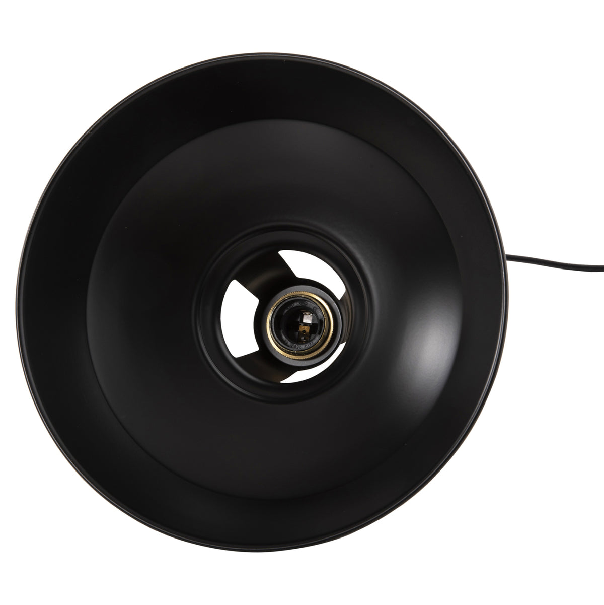 Ceiling Pendant Lamp Hm4161 Black Metal-gold Top Φ31x120hcm.