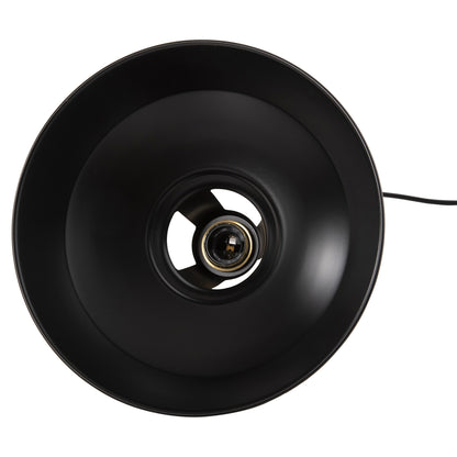 Ceiling Pendant Lamp Hm4161 Black Metal-gold Top Φ31x120hcm.