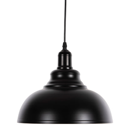Ceiling Pendant Lamp Hm4163 Black Metal Cap Φ29x120hcm