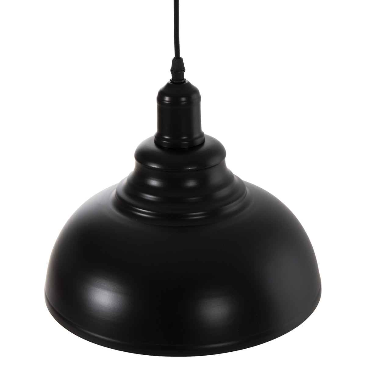 Ceiling Pendant Lamp Hm4163 Black Metal Cap Φ29x120hcm
