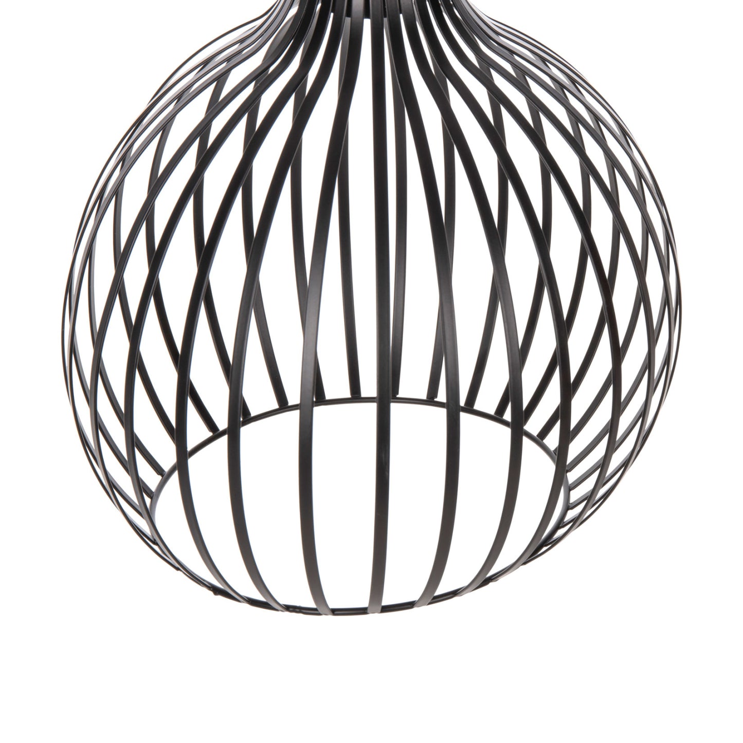Ceiling Pendant Lamp Hm4164 Black Metal Cap Φ28x138hcm.