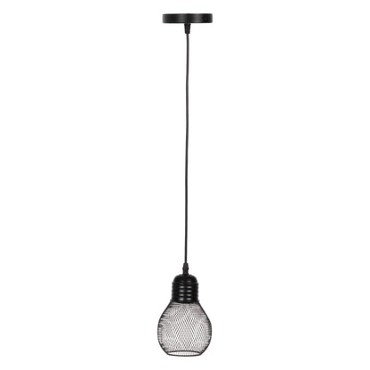 Ceiling Pendant Lamp Hm4171 Black Metal Mesh Cap Φ13x125hcm.