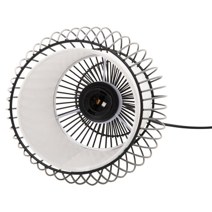 Ceiling Pendant Lamp Hm4186 Black Metal 20x20x131hcm.