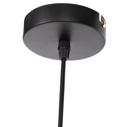 Ceiling Pendant Lamp Hm4346 Paper Rope ΙΝ Beige And Black Φ55,5x44hcm.