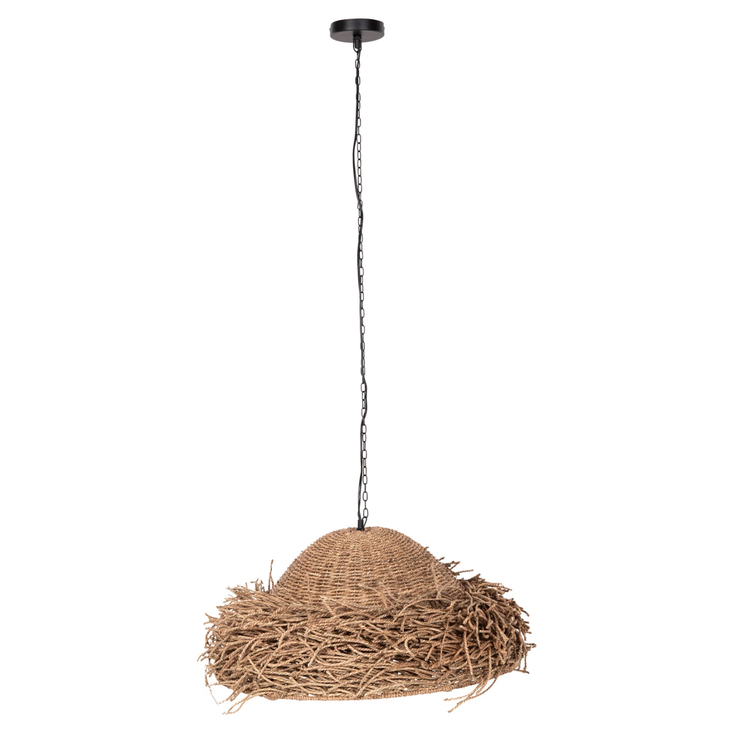 Ceiling Pendant Lamp Hm4347 Seagrass In Natural Color Φ72x30-140hcm.