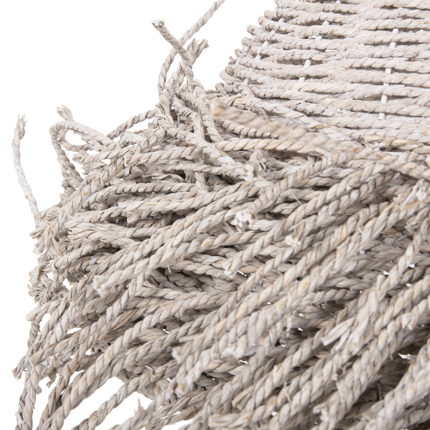Ceiling Pendant Lamp Hm4349 Seagrass In Whitewash Color Φ50x25-135hcm.