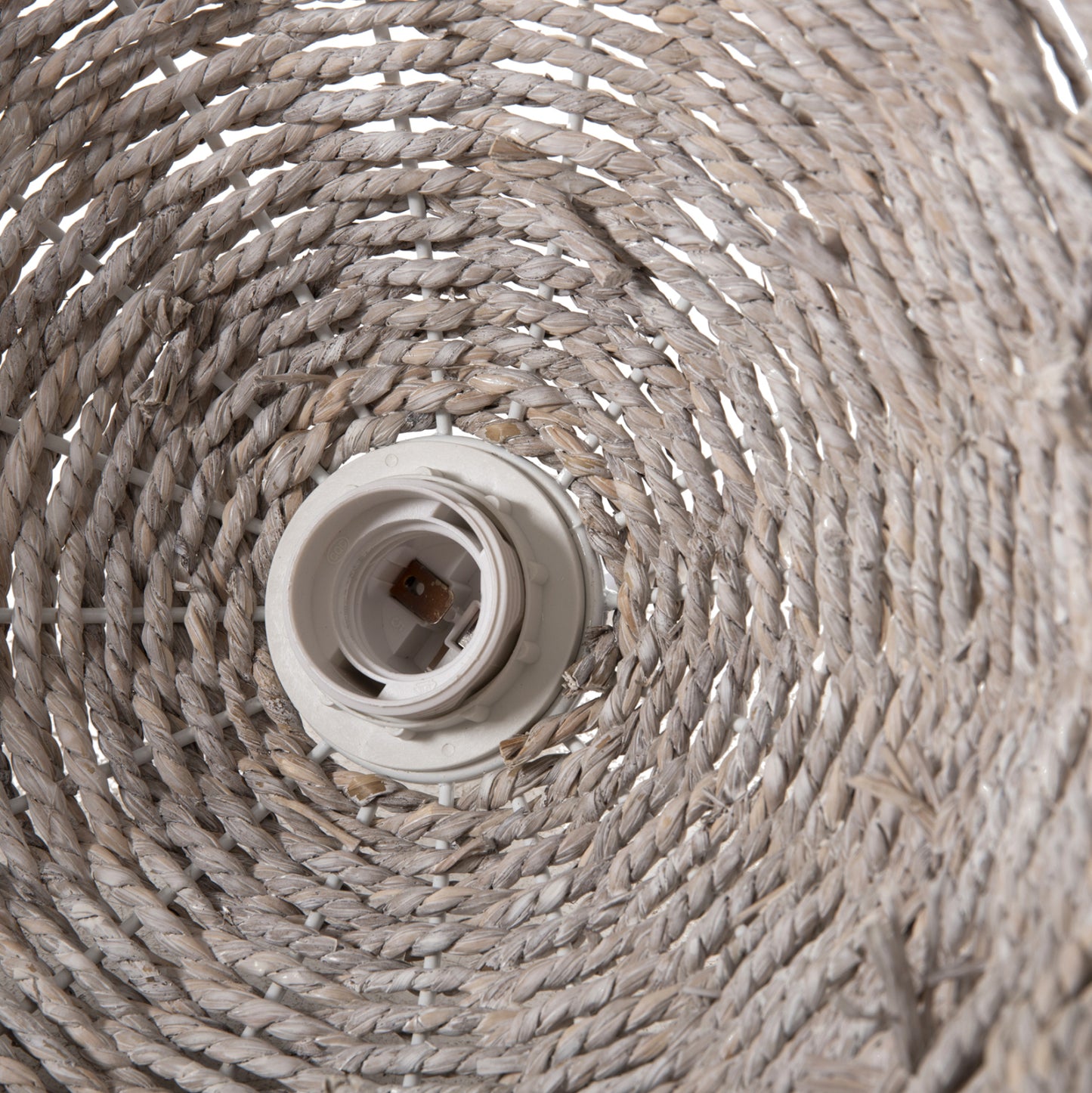 Ceiling Pendant Lamp Hm4349 Seagrass In Whitewash Color Φ50x25-135hcm.