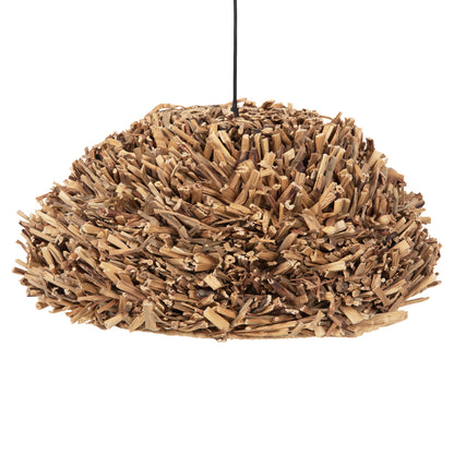 Ceiling Pendant Lamp Hm4353 Water Hyacinth In Natural Color Φ62x30-120hcm.