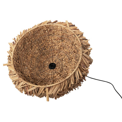 Ceiling Pendant Lamp Hm4353 Water Hyacinth In Natural Color Φ62x30-120hcm.