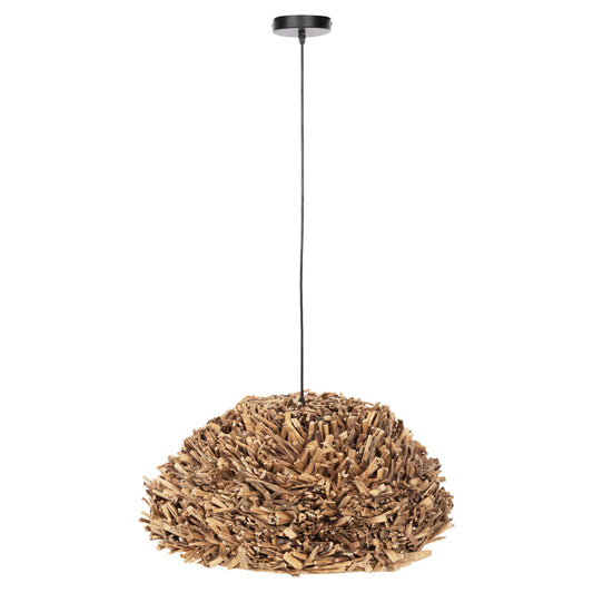 Ceiling Pendant Lamp Hm4353 Water Hyacinth In Natural Color Φ62x30-120hcm.