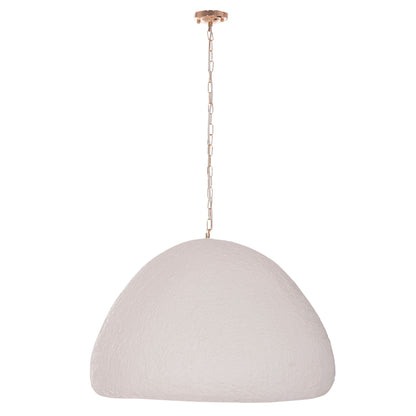 Ceiling Pendant Lamp Jaylen Hm4703.02xl Fiber Cement In White 74x68x50-70hcm.
