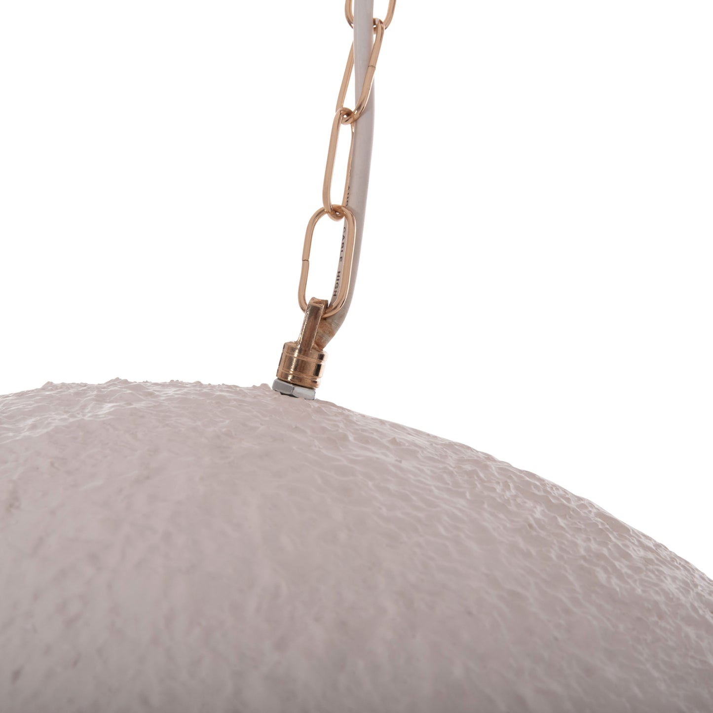 Ceiling Pendant Lamp Jaylen Hm4703.02xl Fiber Cement In White 74x68x50-70hcm.