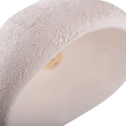 Ceiling Pendant Lamp Jaylen Hm4703.02xl Fiber Cement In White 74x68x50-70hcm.