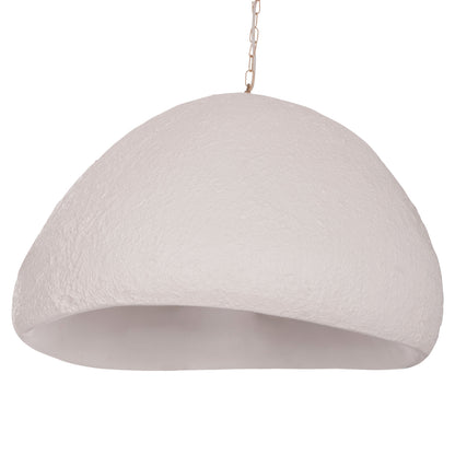 Ceiling Pendant Lamp Jaylen Hm4703.02xl Fiber Cement In White 74x68x50-70hcm.